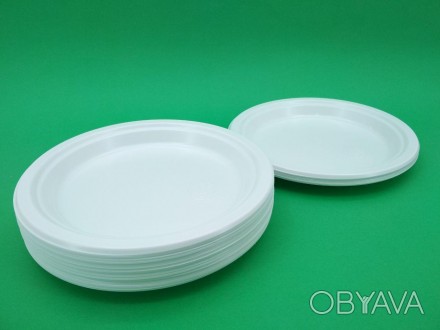 Тарелка одноразовая столовая Вид одноразовой посуды: одноразовая тарелка
 Назнач. . фото 1