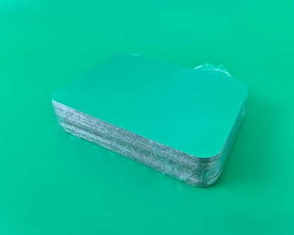 Крышка на контейнер из пищевой фольги R45L, 100 шт/ пач. Днепр. фото 1
