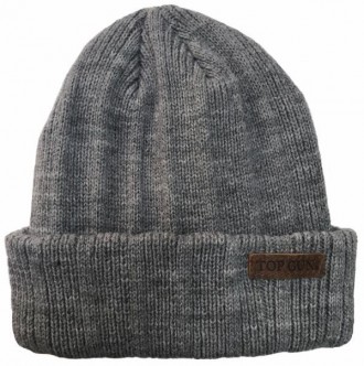 Шапка Top Gun Beanie Hat (сіра). Львов. фото 1 Шапка Top Gun Beanie Hat (сіра). Львов. фото 1