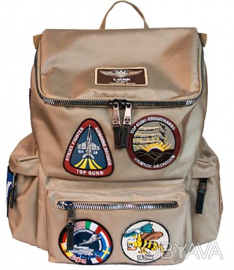 Рюкзак Top Gun backpack with patches (хакі)