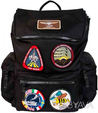 Новий рюкзак фірми Top Gun - Backpack with patches - стильна модель з оригінальн. . фото 1