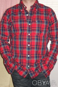 Мужская классическая рубашка Abercrombie & Fitch размер XL (европейский разм. . фото 3