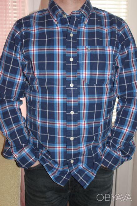 Мужская классическая рубашка Abercrombie & Fitch размер L (европейский разме. . фото 1