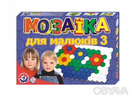 Игрушка мозаика для малышей 3 ТехноК 0908, 127 дет.
Мозаика - любимая детская иг. . фото 1
