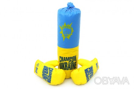 Детский боксерский набор Чемпион Украины, 45*14 см 
 
Боксерские наборы - это не. . фото 1