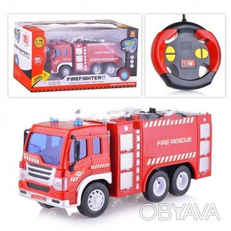 Пожарная машинка на радиоуправлении WY995, масштаб 1:16
 
Основные характеристик. . фото 1
