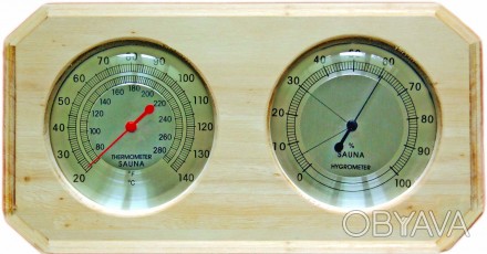 Этот качественный термогигрометр станет незаменимым аксессуаром в Вашей сауне. К. . фото 1