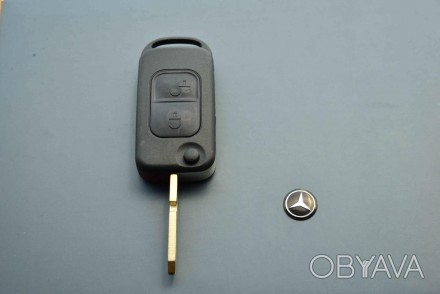 Корпус выкидного авто ключа для MERCEDES SL, G-class (мерседес) 2 - кнопки, лезв. . фото 1