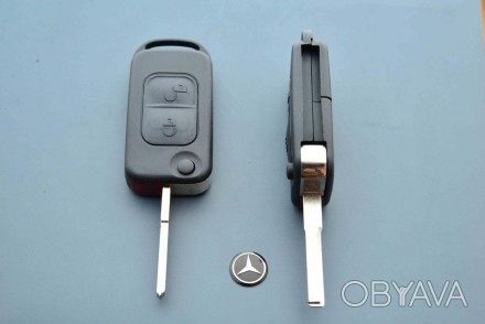 Корпус выкидного авто ключа для MERCEDES W168, A-class (мерседес) 2 - кнопки, ле. . фото 1