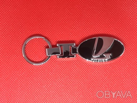 Брелок металлический для авто ключей Lada (Лада) стильный аксессуар, который укр. . фото 1