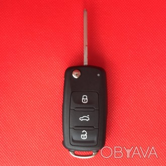 Корпус выкидного авто ключа для VOLKSWAGEN Passat, Jetta, Golf (Фольксваген Пасс. . фото 1