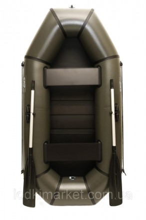Двухместная надувная Лодка ПВХ Grif boat GL-240LS. Киев. фото 1