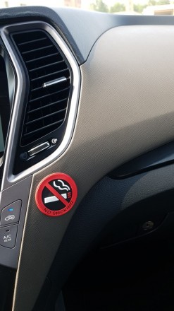 Предупреждающая наклейка о запрете курить в авто
Наклейка резиновая
Наклейка в. . фото 6