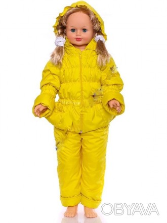 Детский костюм "Ноль-резинка" весна осень для девочки
(желтый), детские демисезо. . фото 1