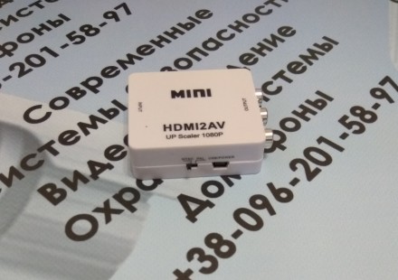 Продам конвертер mini HDMI to AV. Конвертує високу якістьHDMI сигналу відео в си. . фото 2