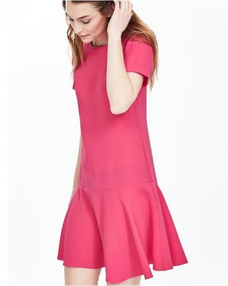 Платье розовое c воланом новое (Flounce Dress Pink)
 "Banana Republic&quot. . фото 2