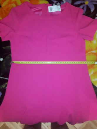 Платье розовое c воланом новое (Flounce Dress Pink)
 "Banana Republic&quot. . фото 9