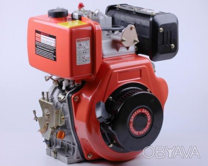 Двигатель 186FE ТАТА дизель (под шлицы диаметр 25 мм) с электростартером дизельн. . фото 1
