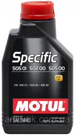 Масло моторное синтетическое MOTUL SPECIFIC 505 01 502 00 505 00 SAE 5W40 (1L) . Київ. фото 1 Масло моторное синтетическое MOTUL SPECIFIC 505 01 502 00 505 00 SAE 5W40 (1L) . Київ. фото 1