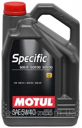 Масло моторное синтетическое MOTUL SPECIFIC 505 01 502 00 505 00 SAE 5W40 (5L) . Київ. фото 1 Масло моторное синтетическое MOTUL SPECIFIC 505 01 502 00 505 00 SAE 5W40 (5L) . Київ. фото 1