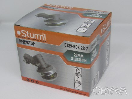 Редуктор для бензотриммеров Sturm, Енергомаш, BauMaster с диаметром штанги 28 мм. . фото 1
