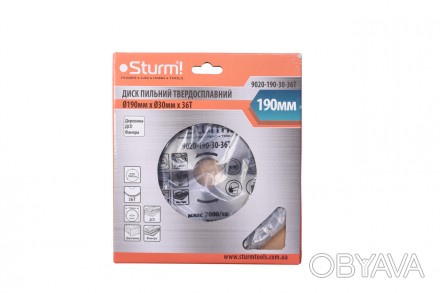 Пильный диск твердосплавный 9020-190-20-36T
Пильный диск Sturm с твердосплавной . . фото 1
