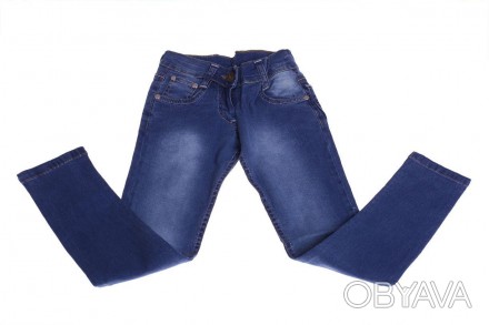 Модные обтягивающие джинсы для девочки.
Джинсы имеют удобную застежку-молнию и к. . фото 1