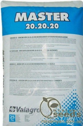 Производитель: Valagro Cocтaв: общий азот N - 20% (NO3 – 5,6%, NH4 – 6%, NH2 – 1. . фото 1