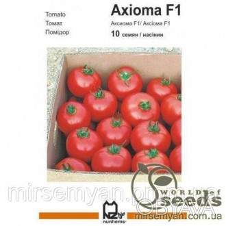Аксиома F1
Ранний, индетерминантный биф-томат для пленочных теплиц.
Масса - 180-. . фото 1