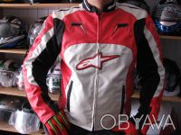 Мото куртка Alpinestars Honda Yamaha Kawasaki Fox с защитой в ассортименте. По к. . фото 5
