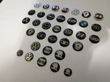 Логотип-наклейки на выкидные ключи VW, Skoda и на многие другие марки авто диаме. . фото 6
