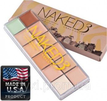 Палитра консилеров для лица Naked3 для макияжа Сша. Киев. фото 1 Палитра консилеров для лица Naked3 для макияжа Сша. Киев. фото 1