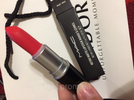 Помада для губ Mac Retro Matte Ruby Woo. Киев. фото 1 Помада для губ Mac Retro Matte Ruby Woo. Киев. фото 1