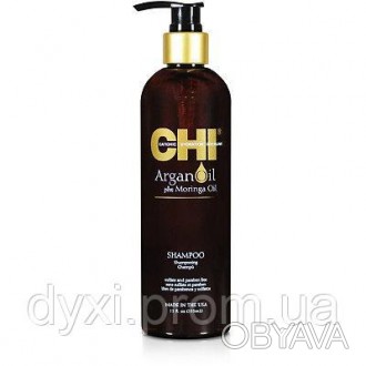 CHI Argan Oil Conditioner омолаживает сухие, поврежденные волосы, насыщает их вл. . фото 1