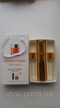 Наборы духов по 15мл 3шт Clinique Happy For Men. Київ. фото 1 Наборы духов по 15мл 3шт Clinique Happy For Men. Київ. фото 1