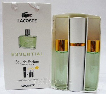 Наборы духов по 15мл 3шт Lacoste Essential. Київ. фото 1 Наборы духов по 15мл 3шт Lacoste Essential. Київ. фото 1