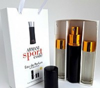 Набор духов 3 шт по 15мл Armani Sport Code. Київ. фото 1 Набор духов 3 шт по 15мл Armani Sport Code. Київ. фото 1