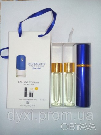 
Мужская парфюмированная вода в подарочном наборе Givenchy Blue Label , 3*15мл
В. . фото 1