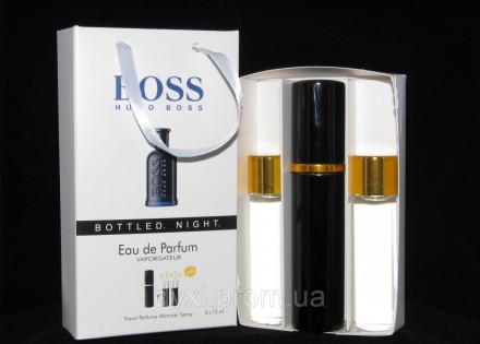 Наборы духов по 15мл 3шт Hugo Boss Bottled Night. Київ. фото 1 Наборы духов по 15мл 3шт Hugo Boss Bottled Night. Київ. фото 1