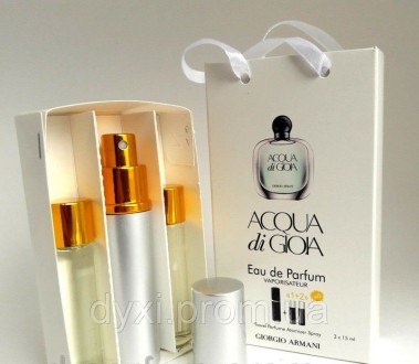 Наборы духов 3шт по 15мл Armani Acqua Di Gioia. Киев. фото 1 Наборы духов 3шт по 15мл Armani Acqua Di Gioia. Киев. фото 1