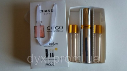 Наборы духов по 15мл 3шт Chanel Coco Mademoiselle. Київ. фото 1 Наборы духов по 15мл 3шт Chanel Coco Mademoiselle. Київ. фото 1