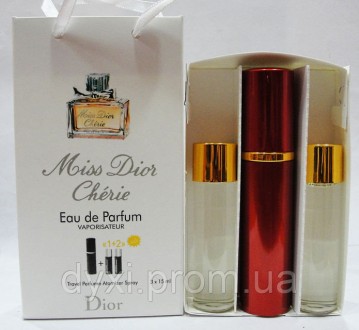 Наборы духов по 15мл 3шт Christian Dior Miss Dior Cherie. Київ. фото 1 Наборы духов по 15мл 3шт Christian Dior Miss Dior Cherie. Київ. фото 1