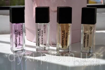 Подарочный набор парфюмерии Montale с феромонами 4 по 15 мл.
В набор входит:
	
	. . фото 1
