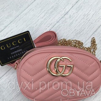 
Модный тренд этого сезона для девушек, шикарная сумочка кроссбоди Gucci в разны. . фото 1