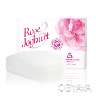 CREAM-SOAP "ROSE JOGHURT" 100 G
Крем- мыло с натуральной розовой водой и йогурто. . фото 1