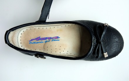 Детские туфли балетки Orthopedic girl shoes. . фото 6 Детские туфли балетки Orthopedic girl shoes.
Обувь на липучке, кожаная стелька. . фото 6