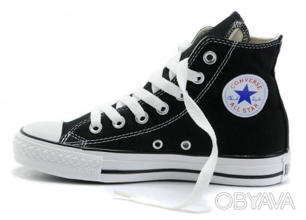 Кеды Converse All Star "replica" высокие черные (black) New Styles
Легендарная о. . фото 1