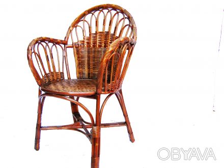 Кресло плетеное из лозы, эксклюзивная ручная работа.Изделия изготавливаются из м. . фото 1
