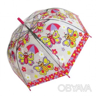 Детский веселый зонт c изображениями пчелок порадует и защитит вашего ребенка от. . фото 1