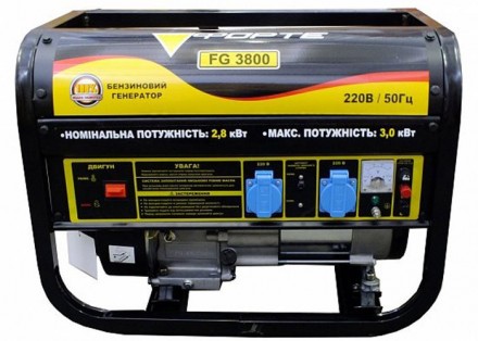 Бензиновый генератор Forte FG3800. Житомир. фото 1 Бензиновый генератор Forte FG3800. Житомир. фото 1